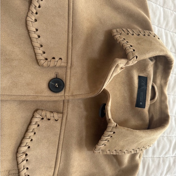 Zara faux suede jacket - Picture 7 of 8